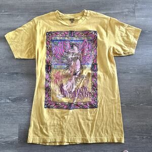 Janis Joplin Avalon Ballroom Shirt Size Medium Mustard Yellow Tee
